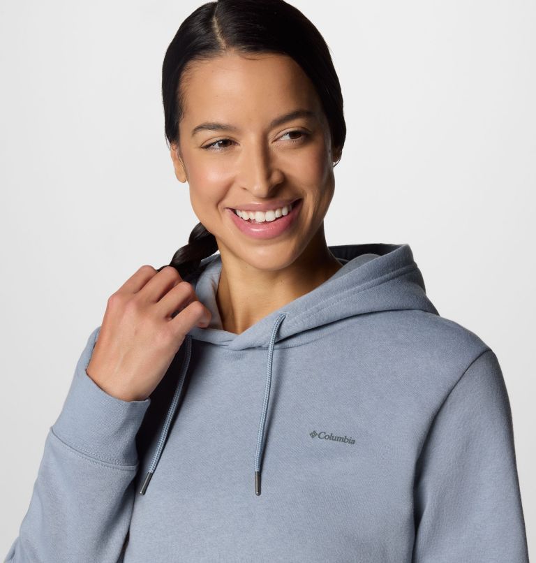 Women's Burr Trail Long Hoodie, Color: Tradewinds Grey, image 4