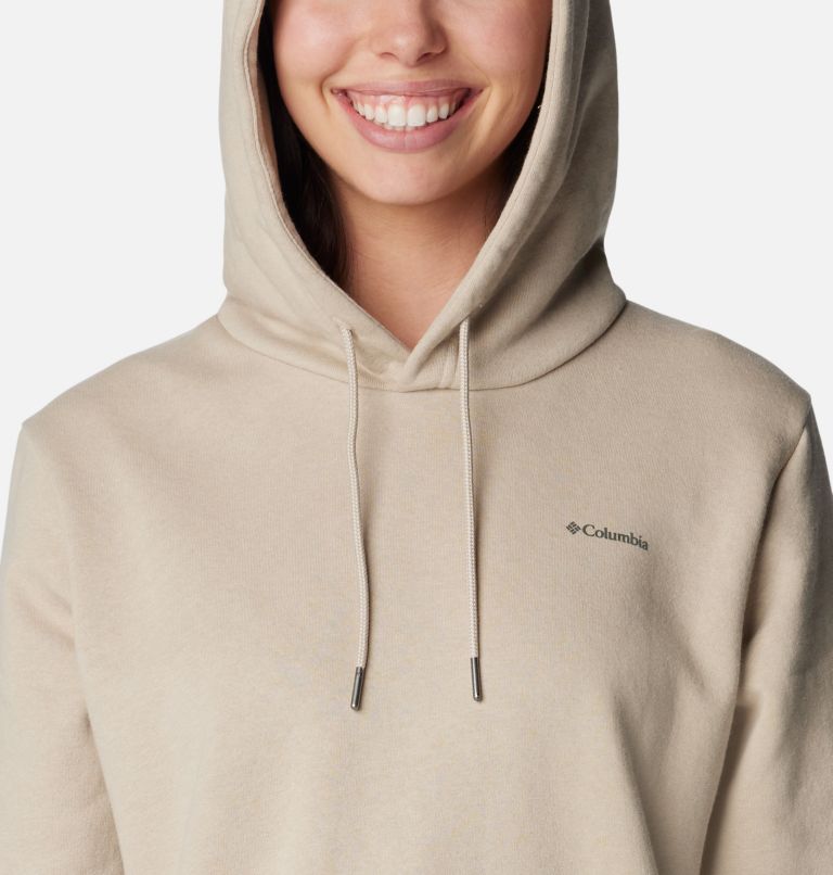 Women's Burr Trail Long Hoodie, Color: Ancient Fossil, image 4