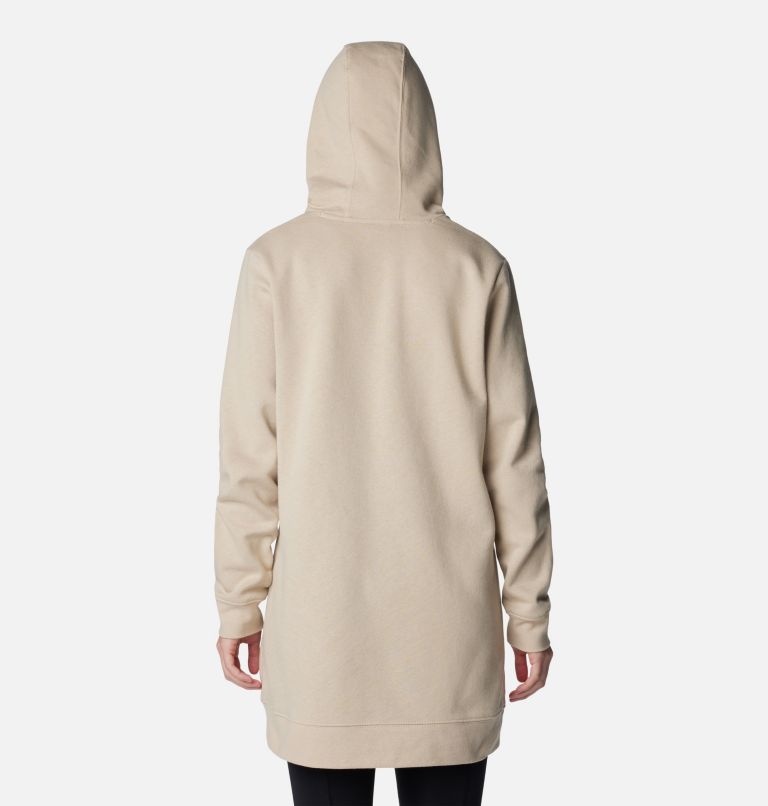 Women's Burr Trail Long Hoodie, Color: Ancient Fossil, image 2