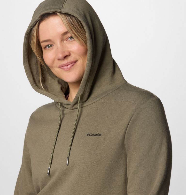 Women's Burr Trail Long Hoodie, Color: Stone Green, image 4
