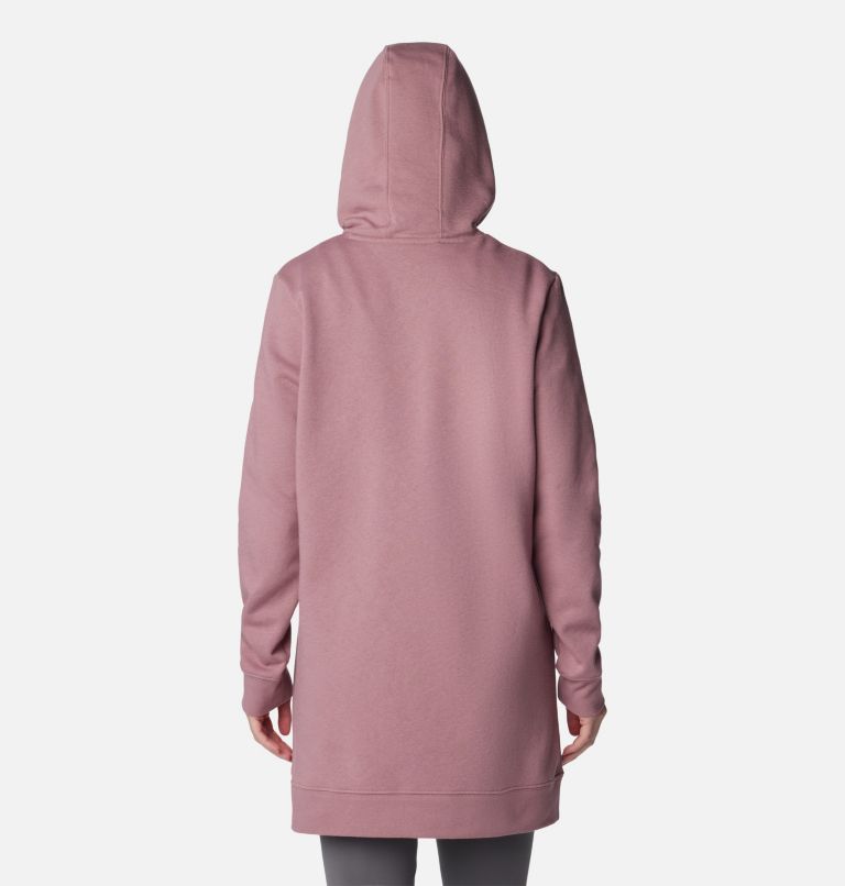 Women's Burr Trail Long Hoodie, Color: Fig, image 2