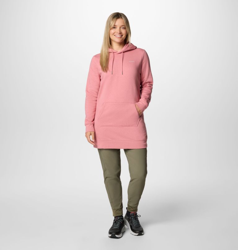 Women's Burr Trail Long Hoodie, Color: Pink Agave, image 5