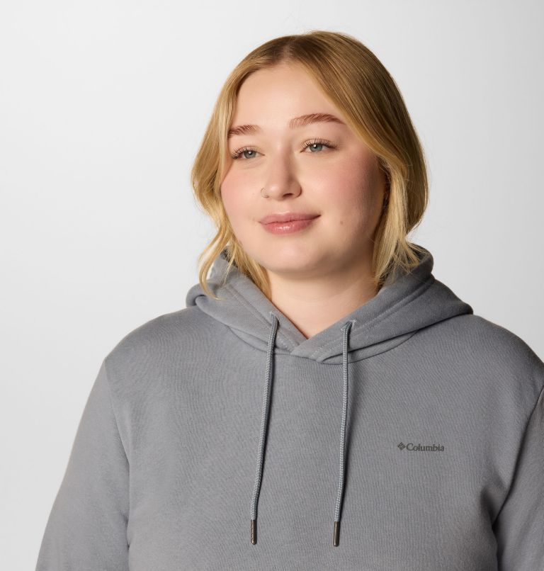 Women's Burr Trail Long Hoodie - Plus Size, Color: Tradewinds Grey, image 4