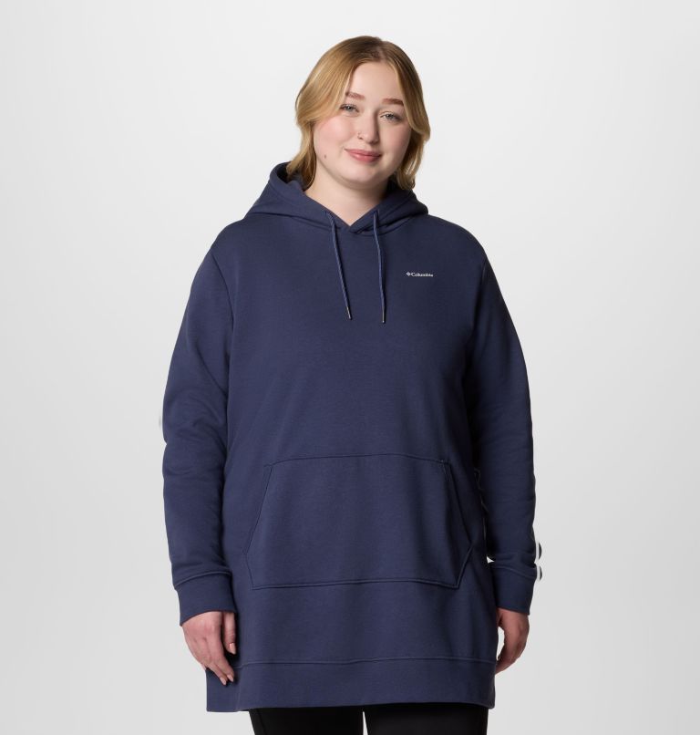 Women's Burr Trail Long Hoodie - Plus Size, Color: Nocturnal, image 1