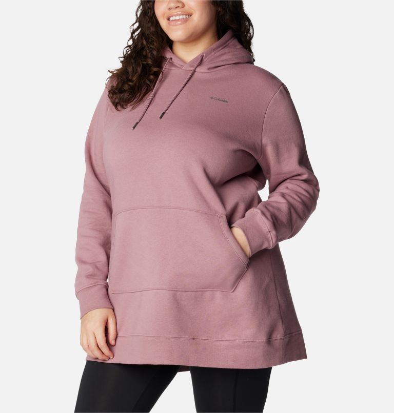 Plus size hot sale long hoodie