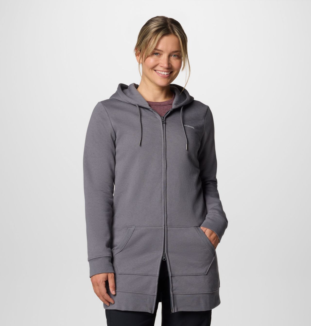 Chandail à capuchon long avec fermeture éclair Burr Trail™ pour femme 5