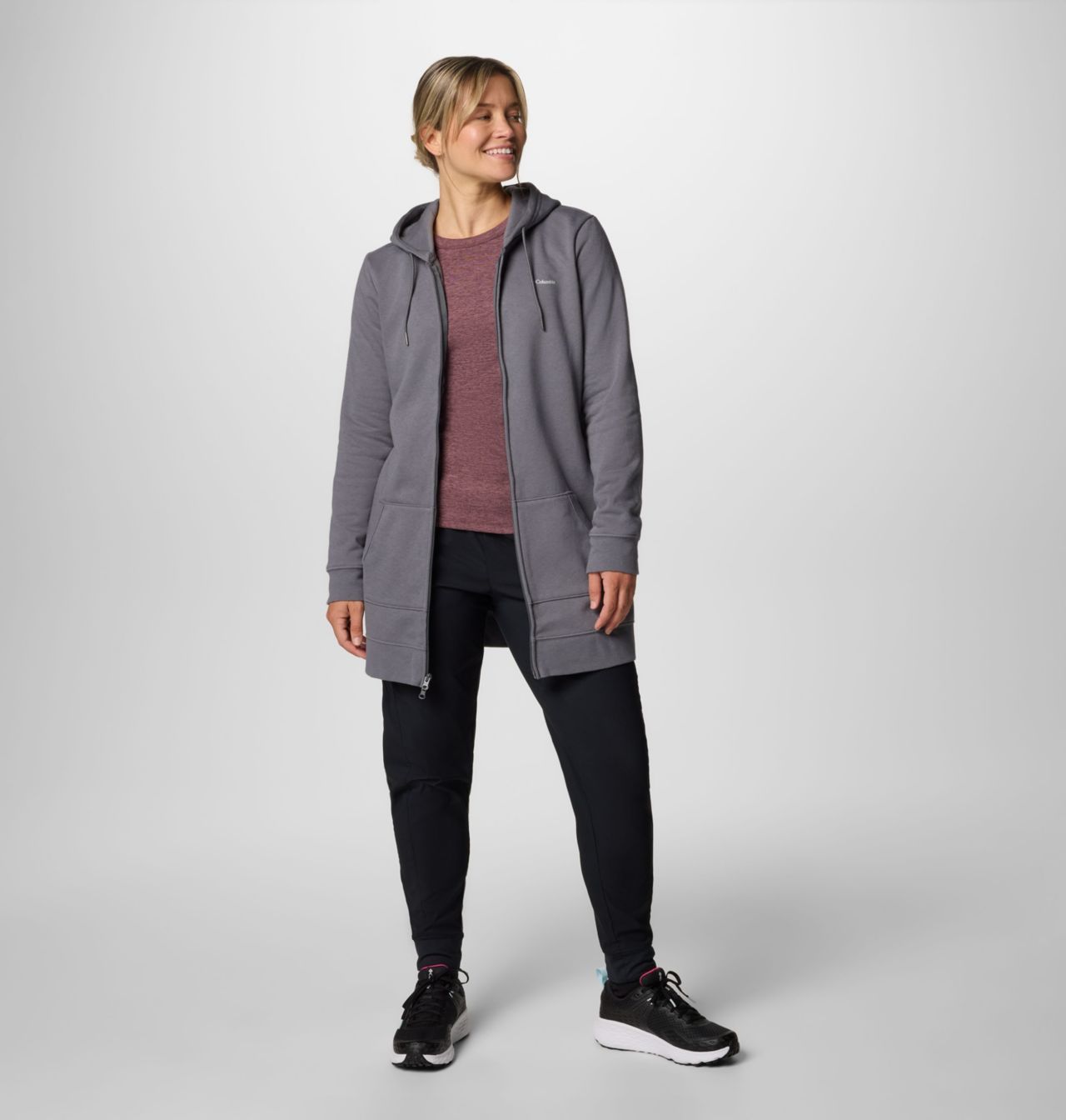 Chandail à capuchon long avec fermeture éclair Burr Trail™ pour femme 6
