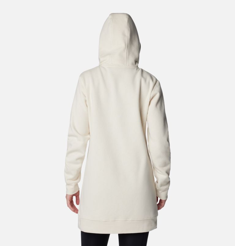 Women's Burr Trail Long Full Zip Hoodie, Color: Chalk, image 2