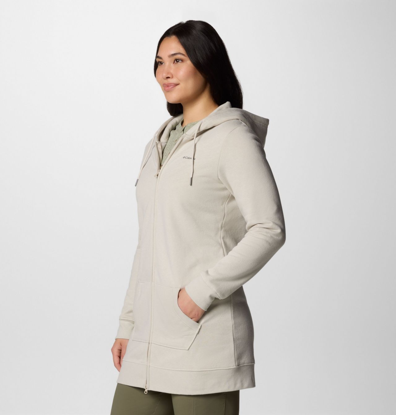 Chandail à capuchon long avec fermeture éclair Burr Trail™ pour femme 3