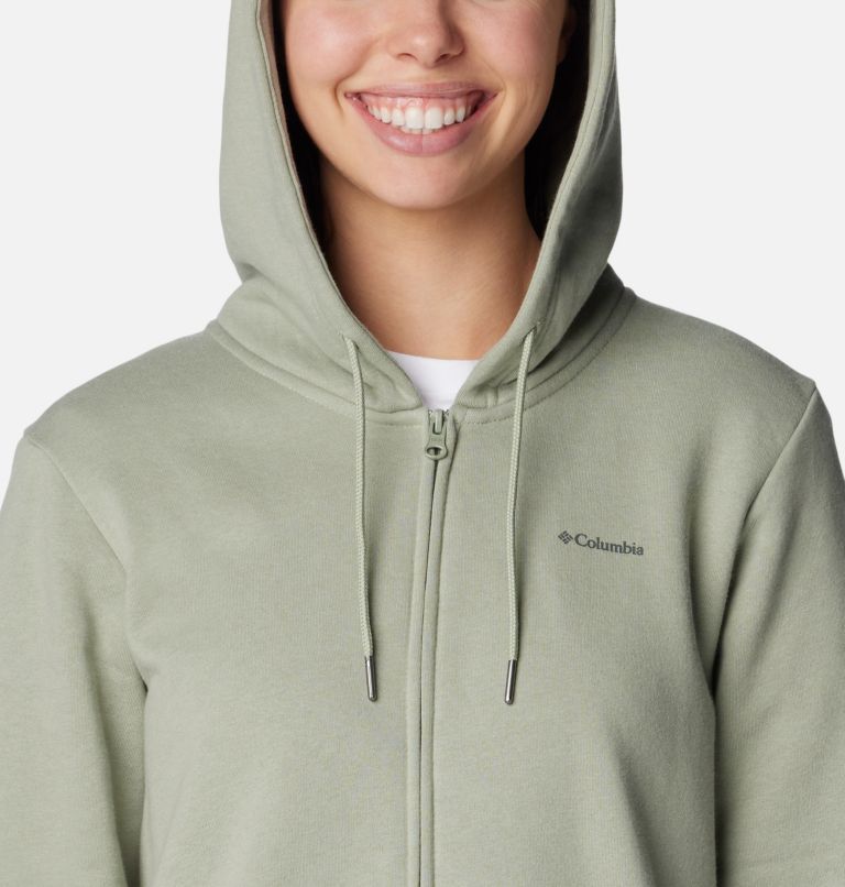 Women's Burr Trail Long Full Zip Hoodie, Color: Safari, image 4
