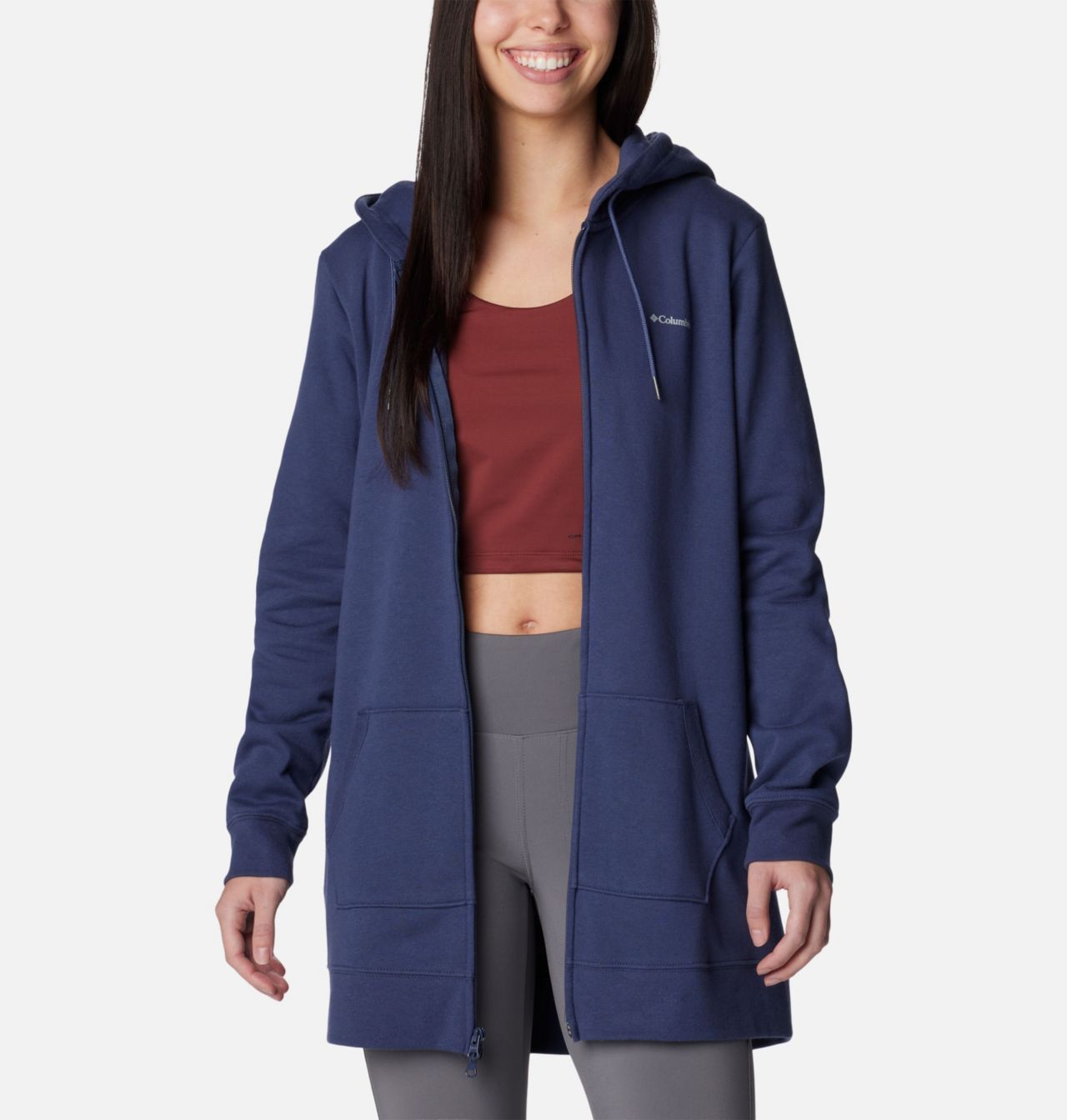 Women's Burr Trail™ Long Full Zip Hoodie | 466 | M 6