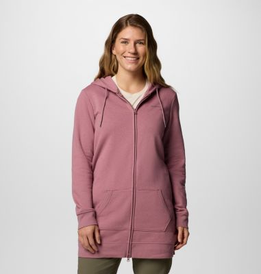 Columbia Castella Peak Hoodie Women's Hooded Sweatshirt w/thumb shops holes & side tie