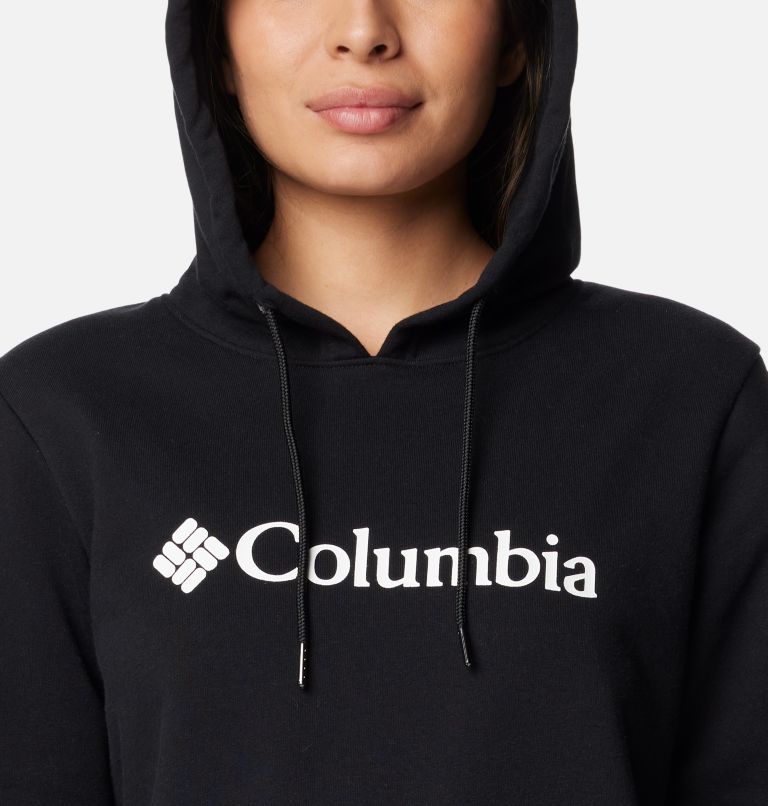 Chandail à capuchon Burr Trail Logo pour femme, Color: Black, image 4