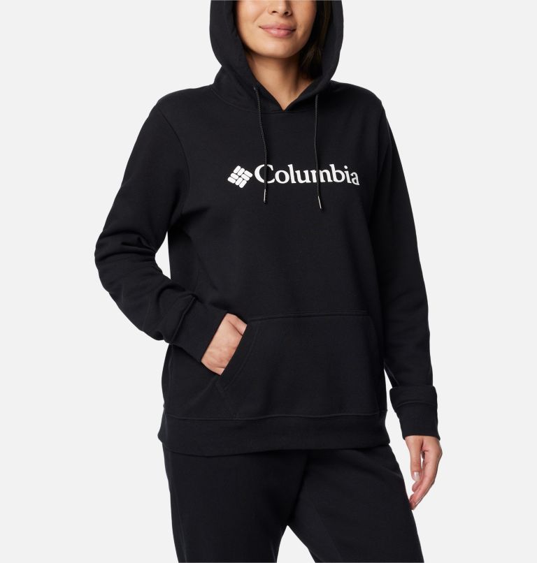 Chandail à capuchon Burr Trail Logo pour femme, Color: Black, image 5