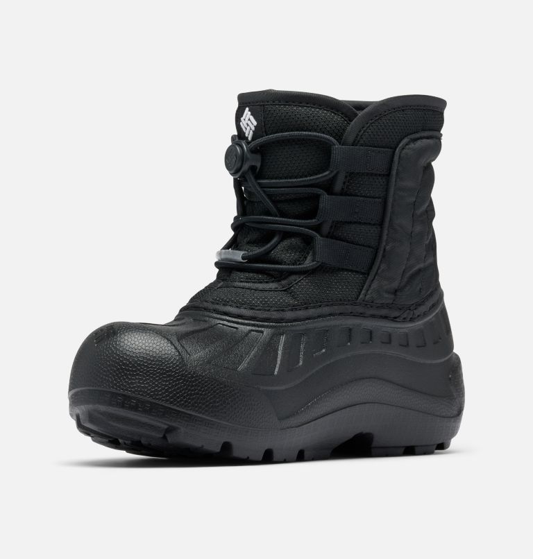 Botas de nieve con cordones Powderbug Snowlite para jóvenes, Color: Black, White, image 7