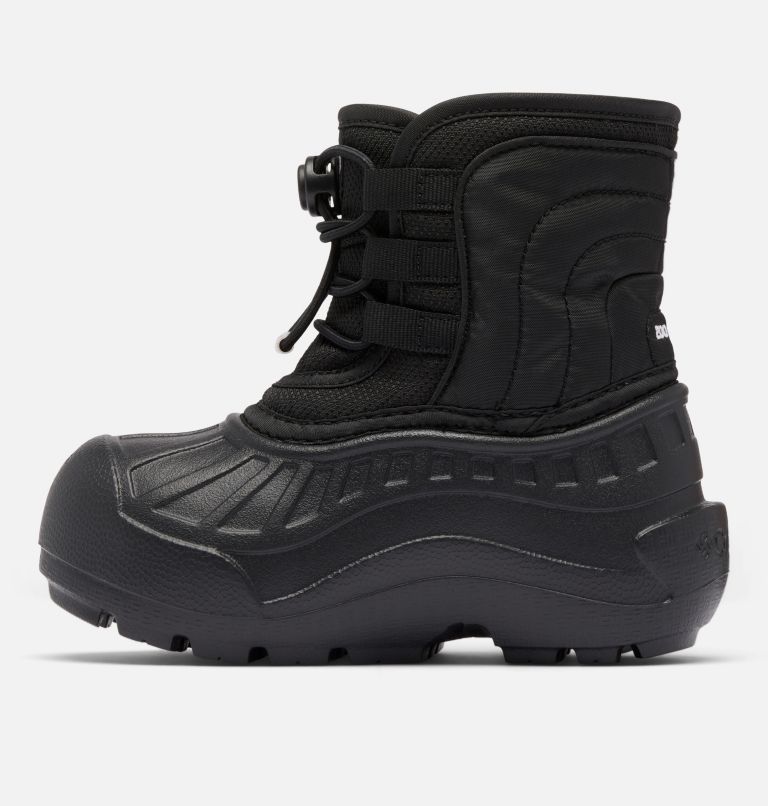 Little Kids' Powderbug Snowlite Lace Boot, Color: Black, White, image 6