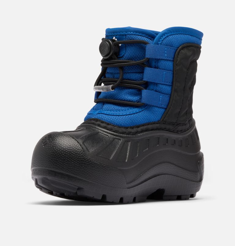 Kids' Powderbug Snowlite Lace Snow Boot, Color: Mountain Blue, Black, image 7