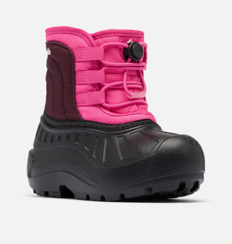 Kids pink snow boots hotsell