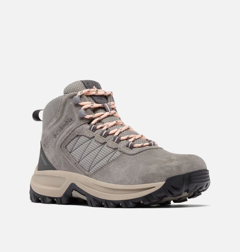 Women's Transverse Suede Shoe, Color: Stratus, Blush Rose, image 3