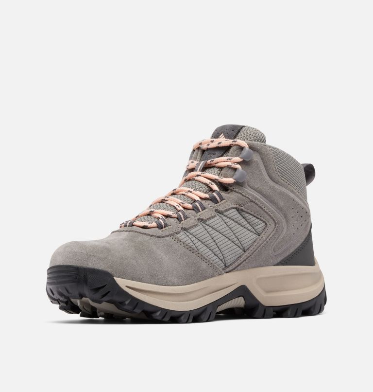 Women's Transverse Suede Shoe, Color: Stratus, Blush Rose, image 7