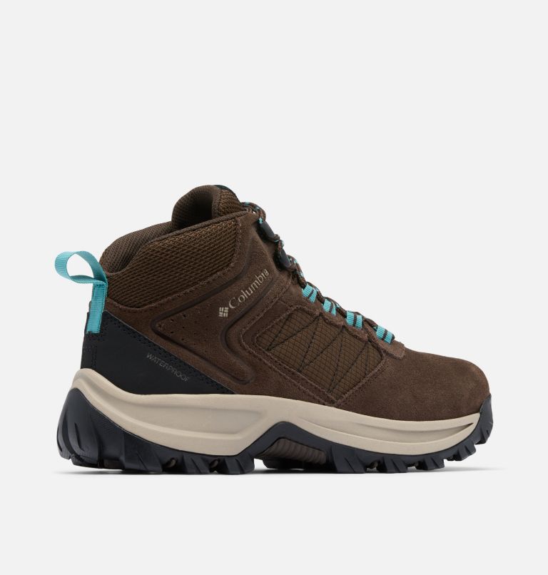 Women's Transverse Suede Shoe, Color: Cordovan, Teal, image 9