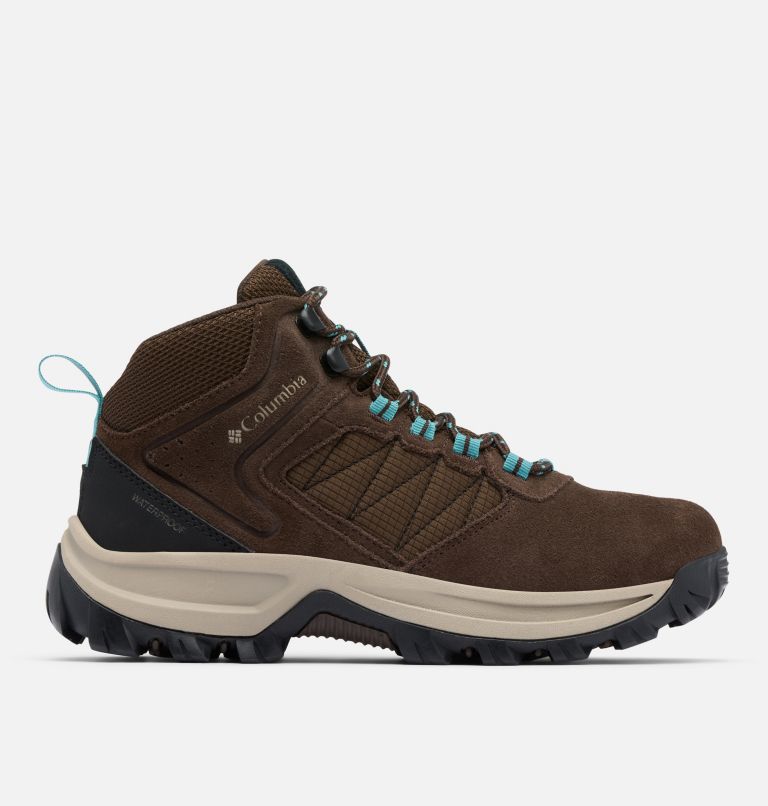 Women's Transverse Suede Shoe, Color: Cordovan, Teal, image 1