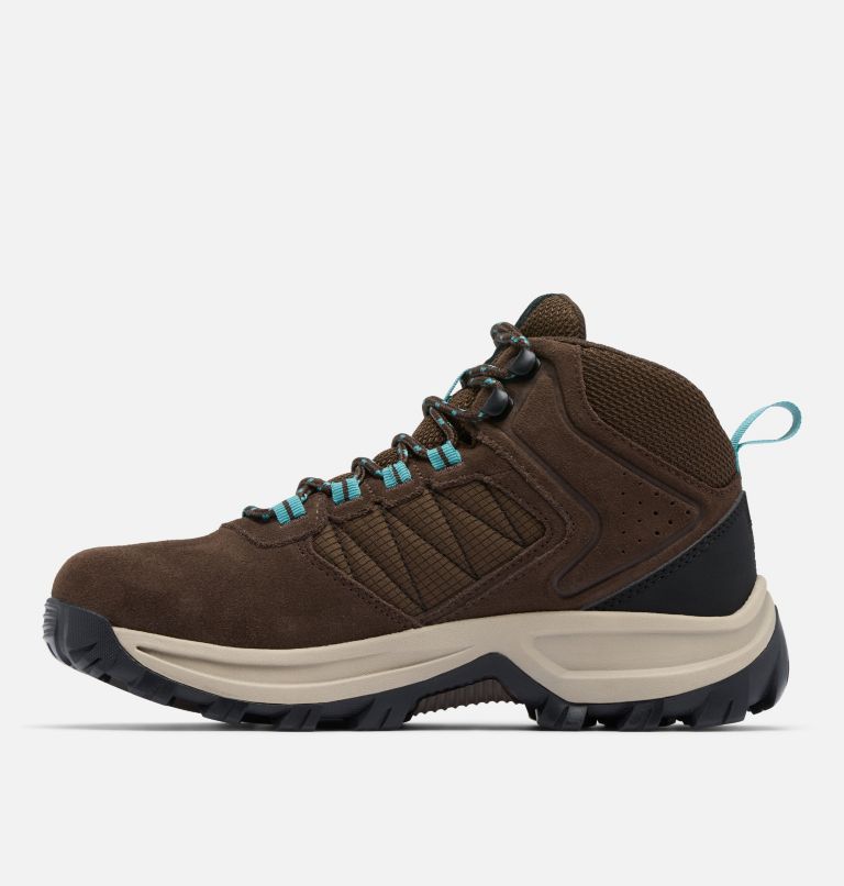 Women's Transverse Suede Shoe, Color: Cordovan, Teal, image 5