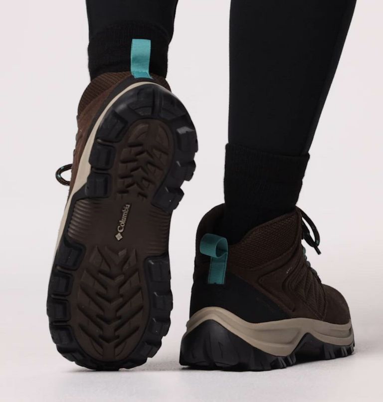 Women's Transverse Suede Shoe, Color: Cordovan, Teal