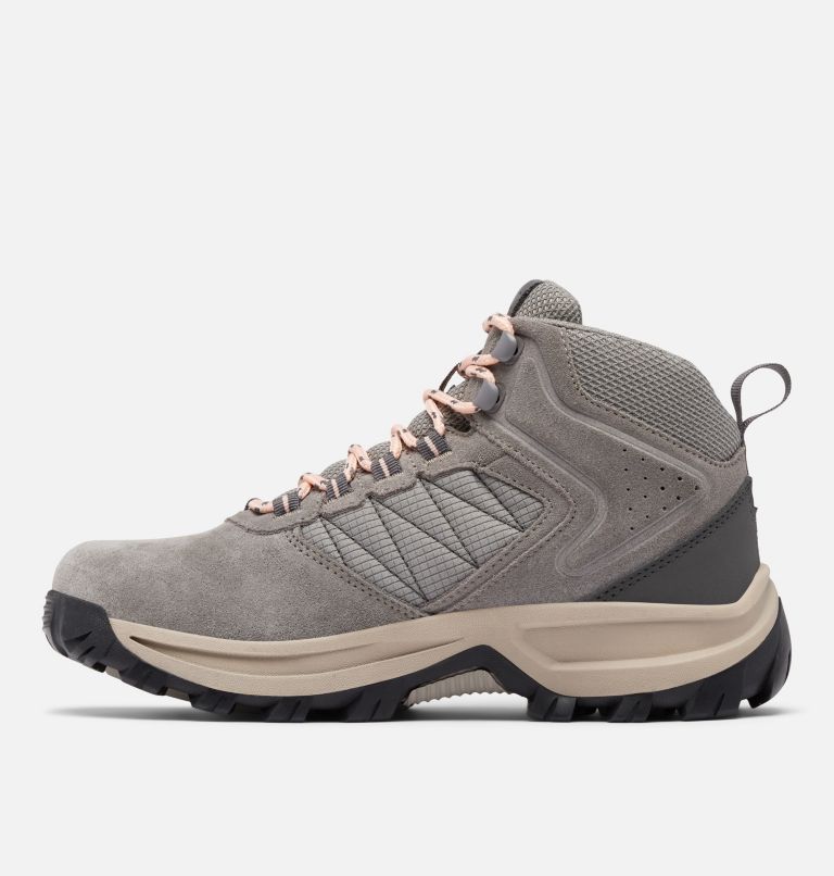 Women's Transverse Suede Shoe - Wide, Color: Stratus, Blush Rose, image 6