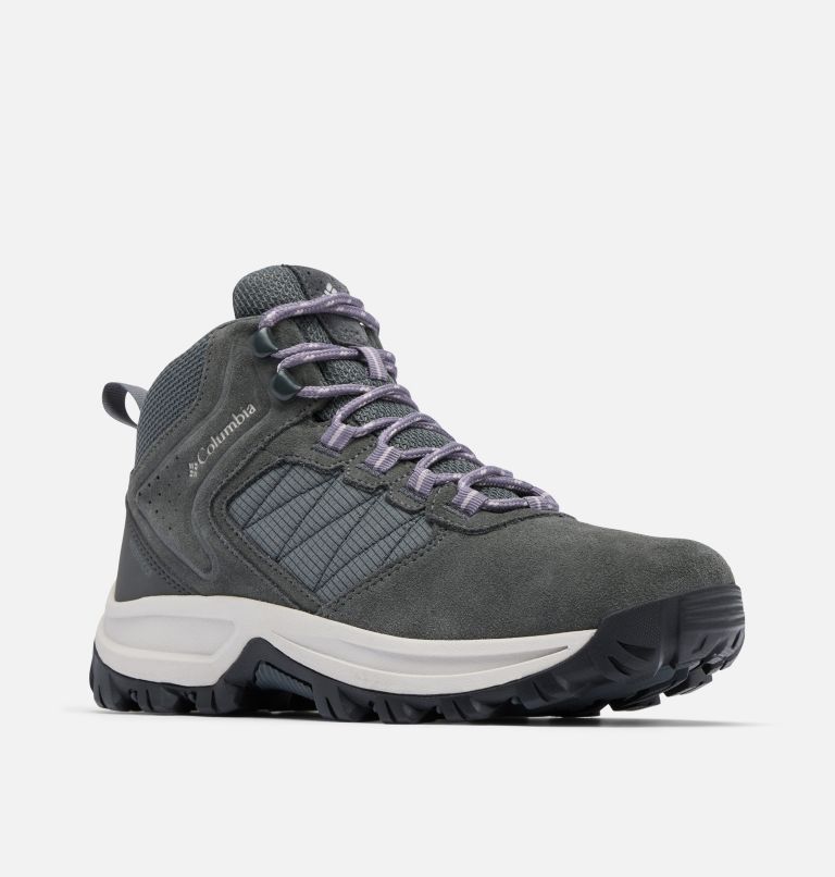 Women's Transverse Suede Shoe - Wide, Color: Grill, Granite Purple, image 3