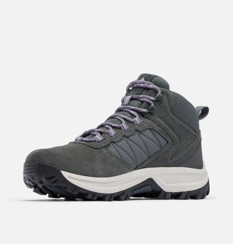 Women's Transverse Suede Shoe - Wide, Color: Grill, Granite Purple, image 7