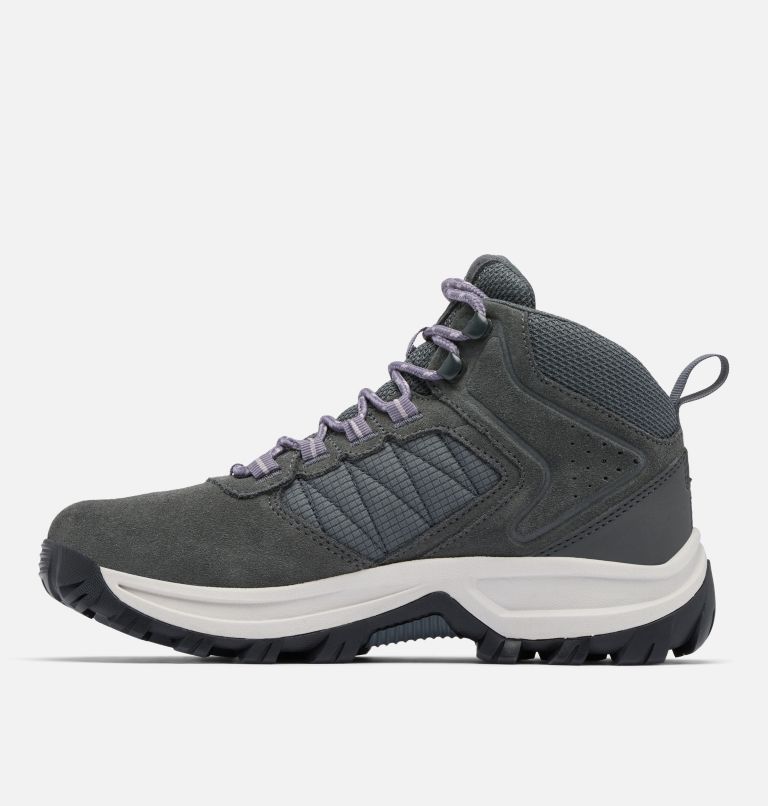 Women's Transverse Suede Shoe - Wide, Color: Grill, Granite Purple, image 6