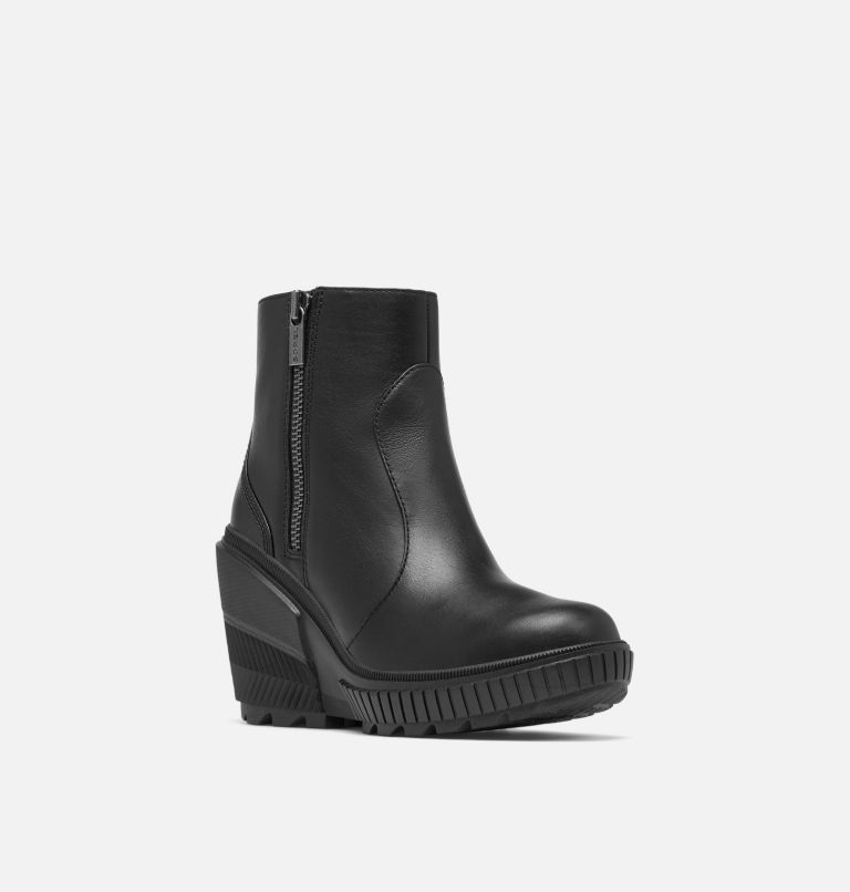 ONA AVE Women's Zip Wedge, Color: Black, Black, image 7