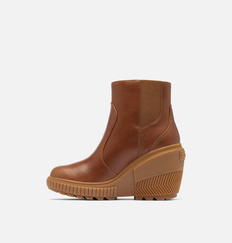 ONA AVE Women's Zip Wedge, Color: Velvet Tan, Gum 2, image 4