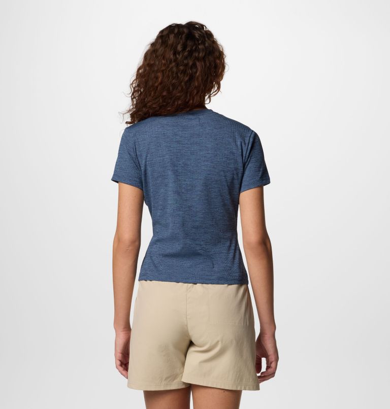 Women's Columbia Move Technical T-Shirt, Color: Nocturnal Heather, image 2