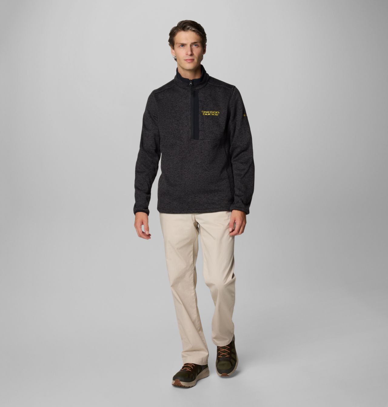 Men's Collegiate Sweater Weather™ Fleece Half Zip Pullover - Oregon 3