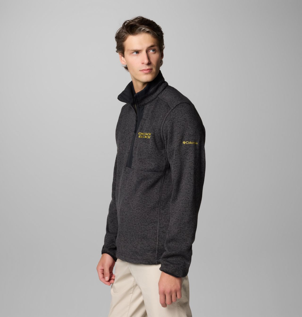 Men's Collegiate Sweater Weather™ Fleece Half Zip Pullover - Oregon 4