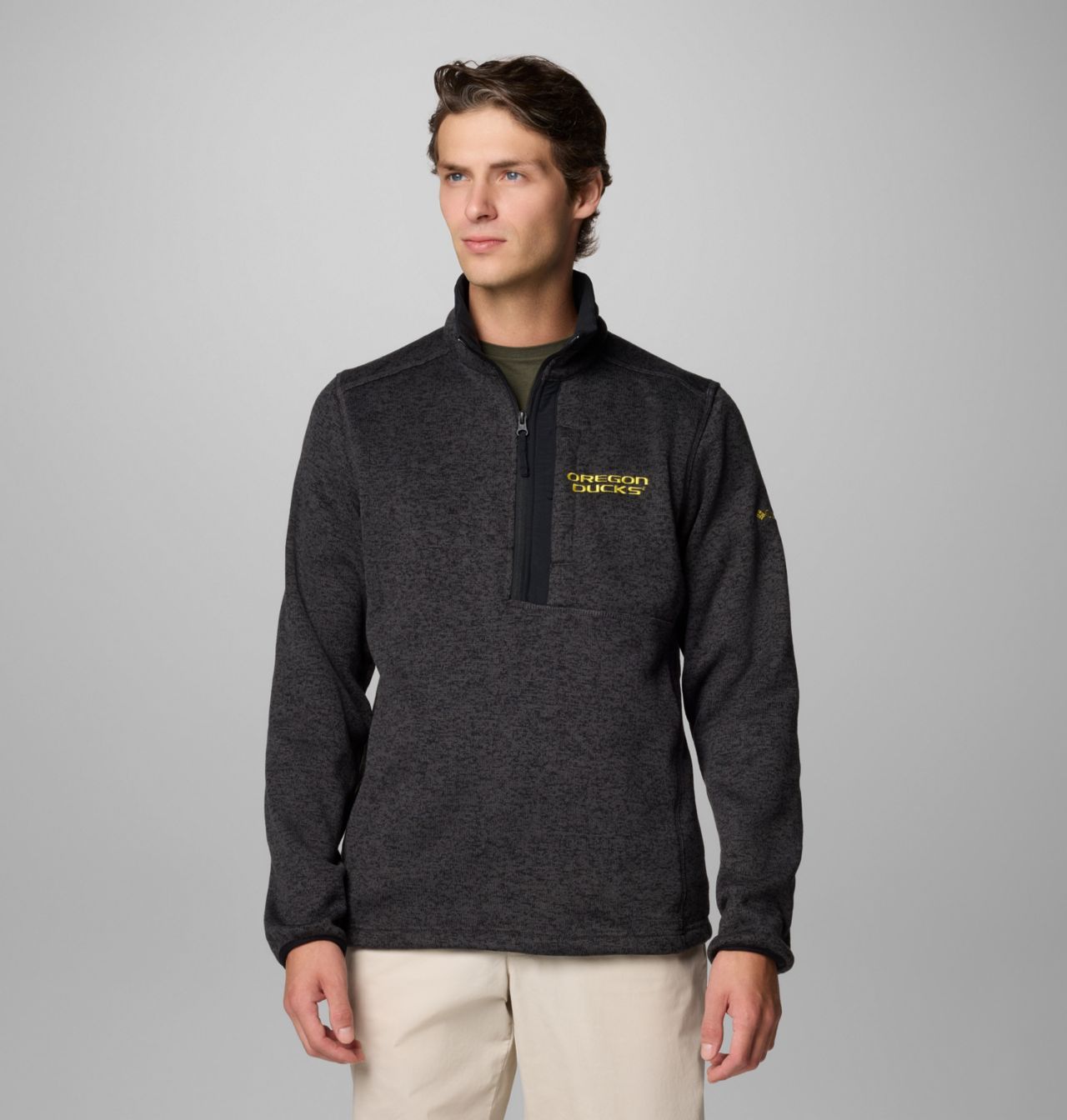 Men's Collegiate Sweater Weather™ Fleece Half Zip Pullover - Oregon 1