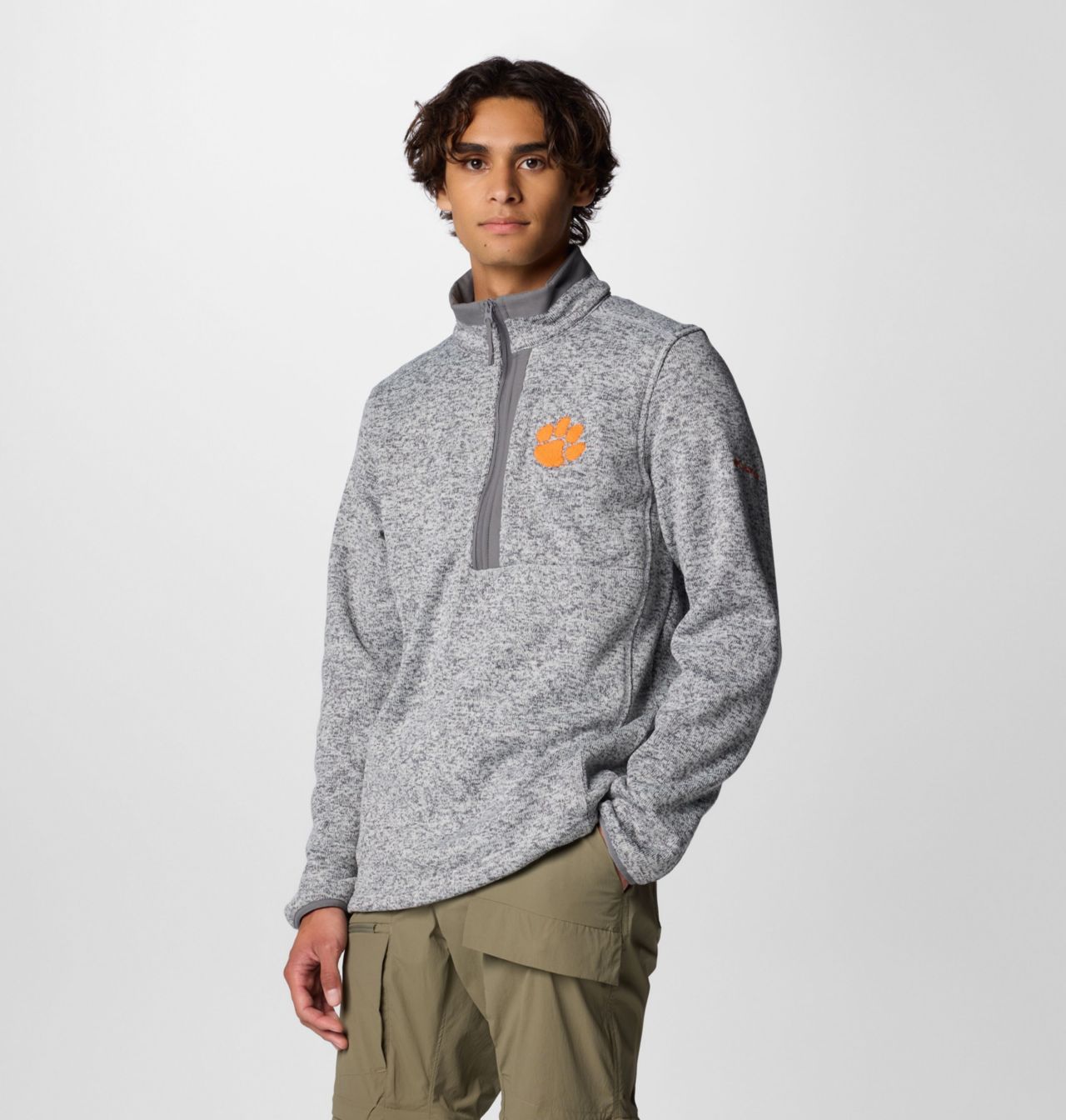 Men's Collegiate Sweater Weather™ Fleece Half Zip Pullover - Clemson 4