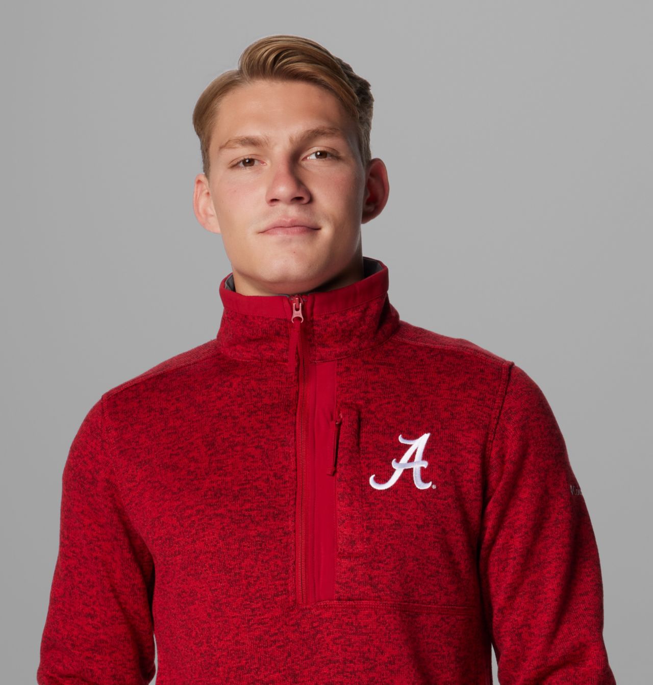 Men's Collegiate Sweater Weather™ Fleece Half Zip Pullover - Alabama 5