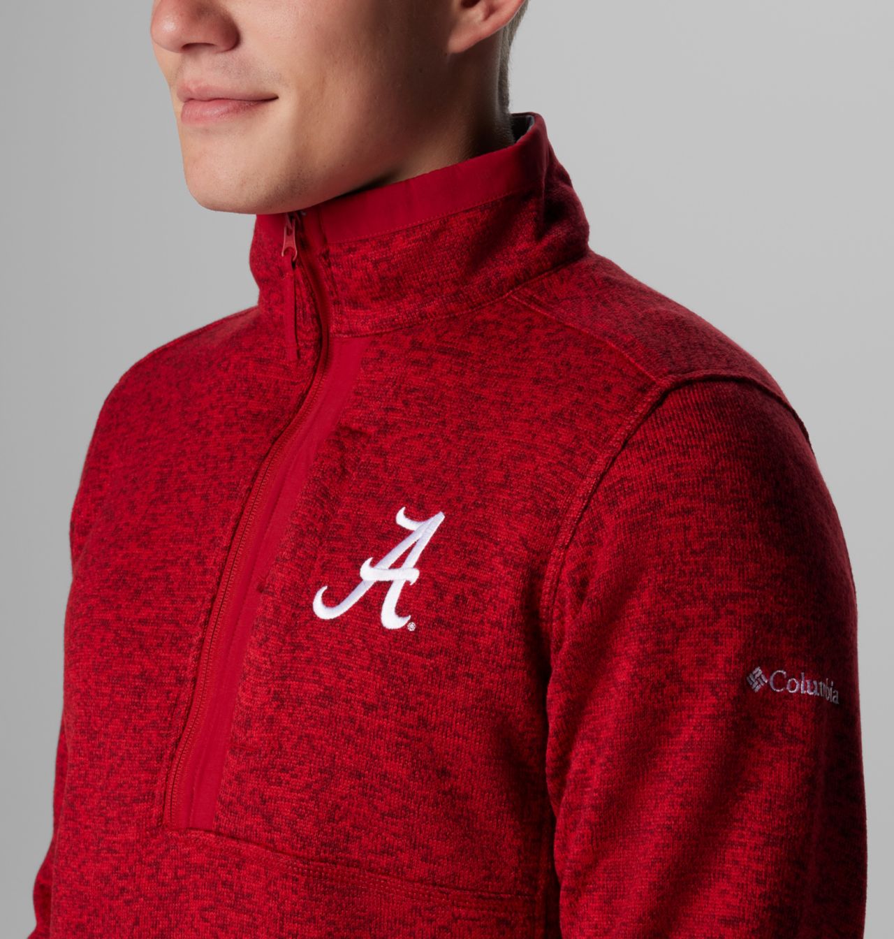 Men's Collegiate Sweater Weather™ Fleece Half Zip Pullover - Alabama 6