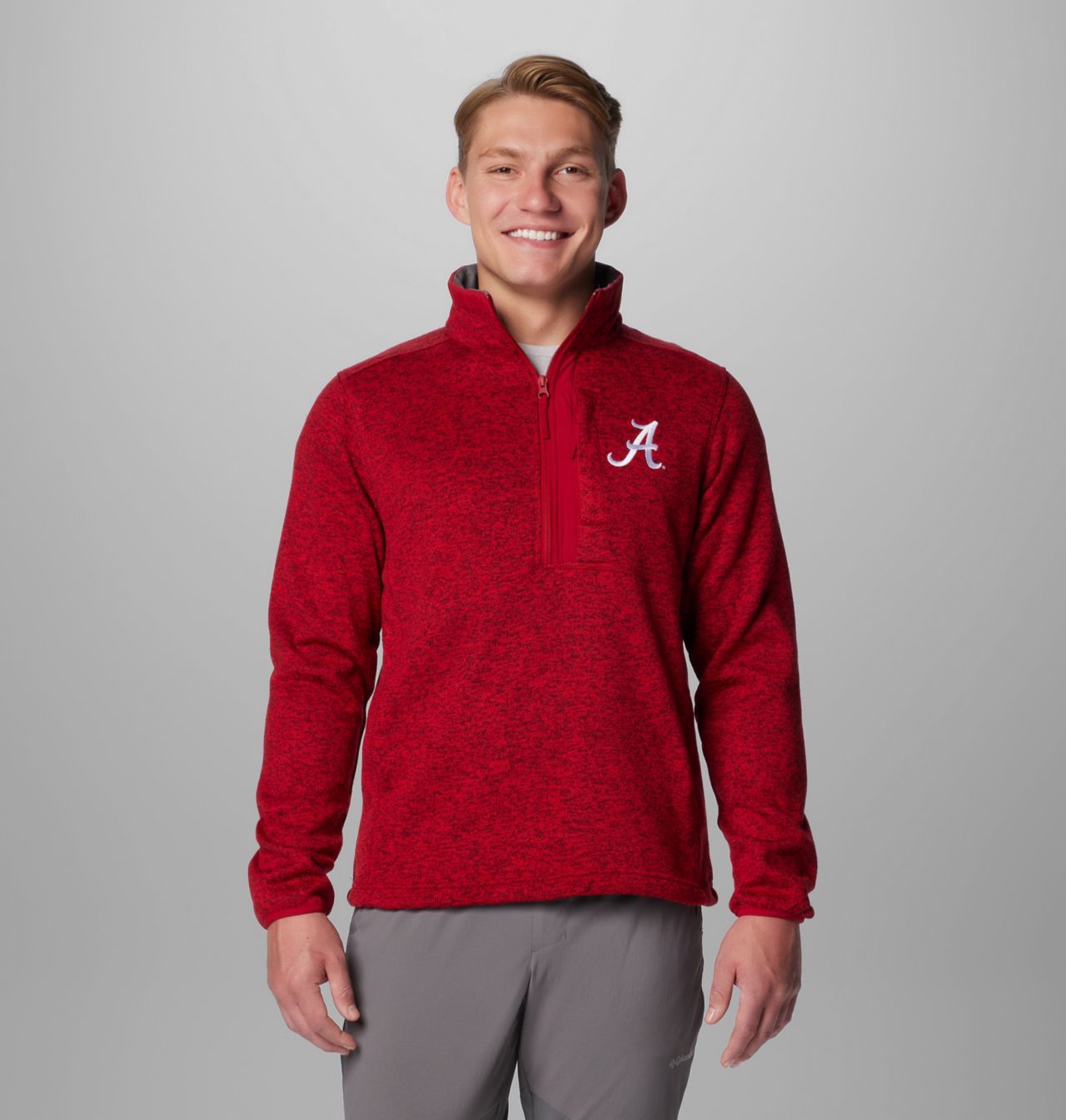 Men's Collegiate Sweater Weather™ Fleece Half Zip Pullover - Alabama 1