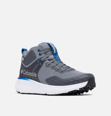 Men's Konos TRS OutDry Mid Shoe, Color: Ti Grey Steel, Mountain Blue, image 3