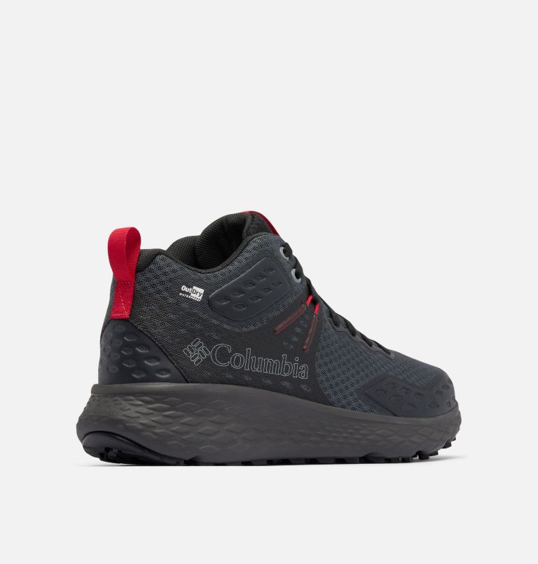 Men's Konos TRS OutDry Mid Shoe, Color: Dark Grey, Mountain Red, image 9