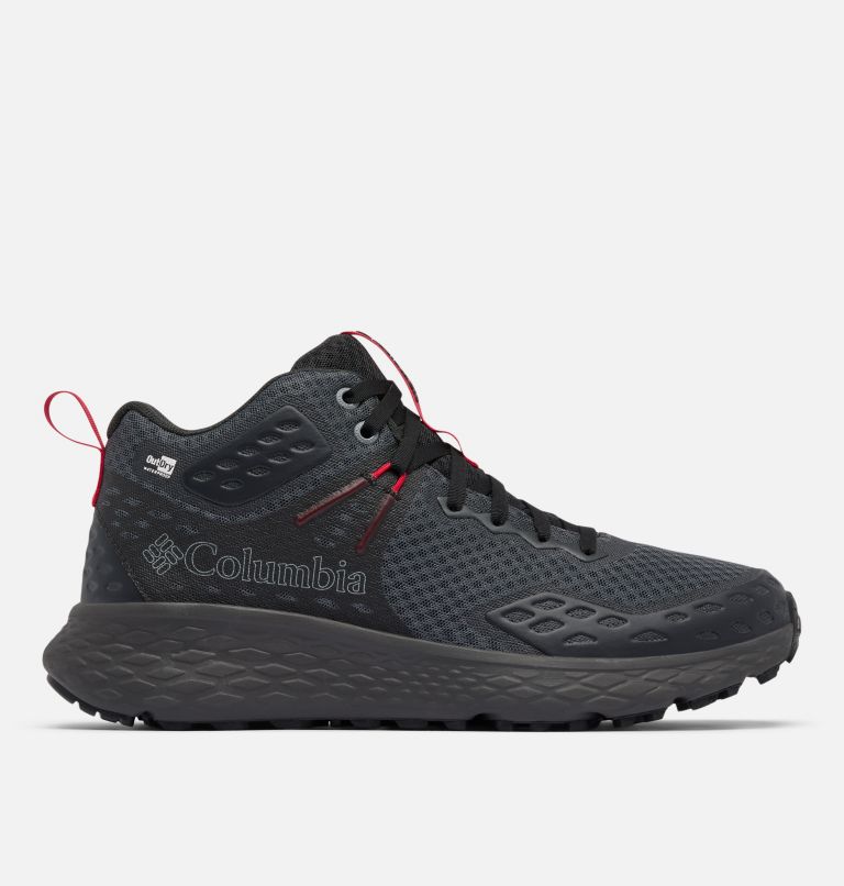 Men's Konos TRS OutDry Mid Shoe, Color: Dark Grey, Mountain Red, image 1
