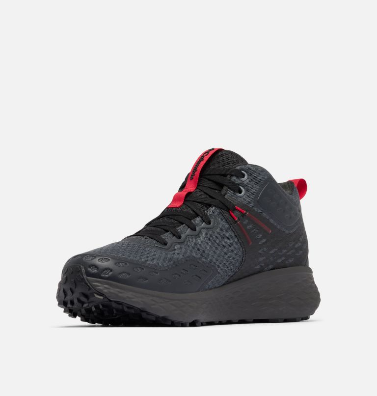 Men's Konos TRS OutDry Mid Shoe, Color: Dark Grey, Mountain Red, image 7