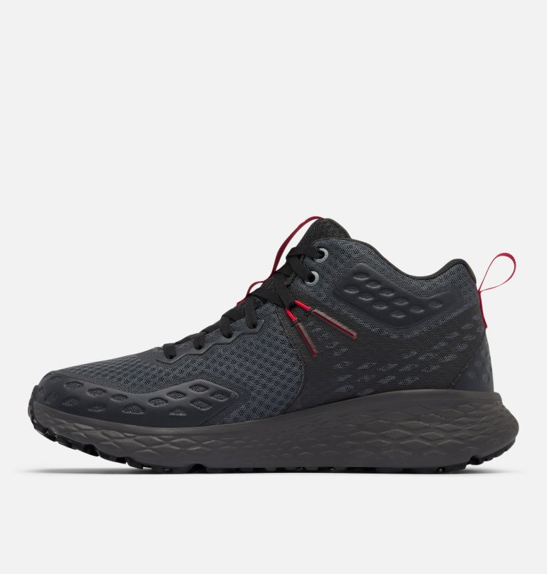 Men's Konos TRS OutDry Mid Shoe, Color: Dark Grey, Mountain Red, image 6