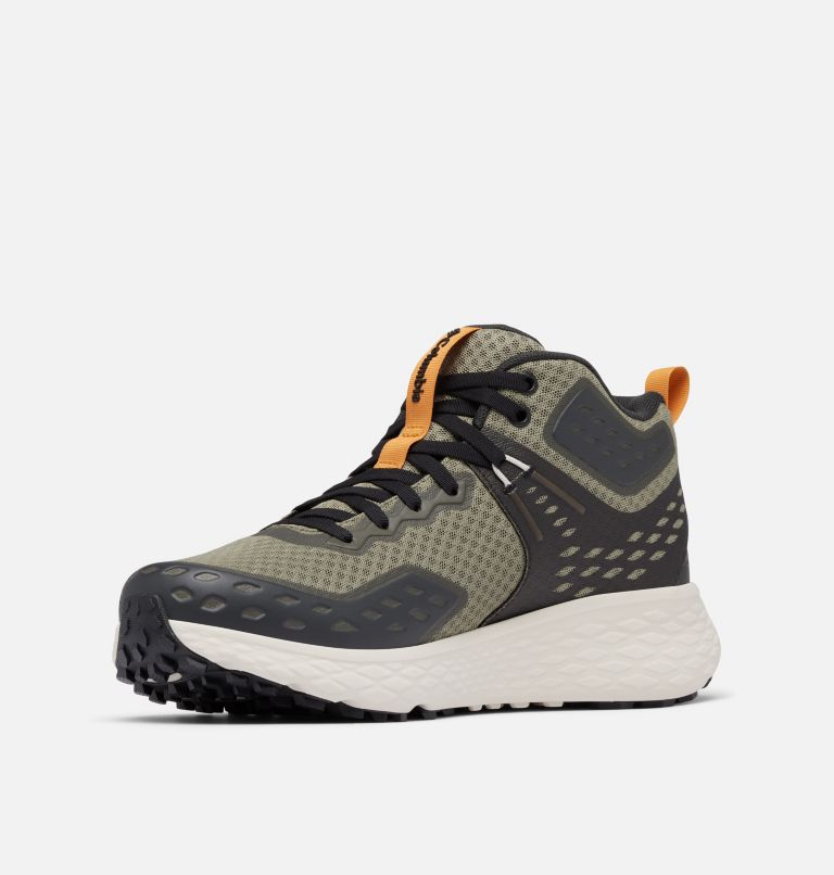 Zapatilla de senderismo de media caña Konos TRS OutDry para hombre, Color: Stone Green, Canyon Sun, image 7