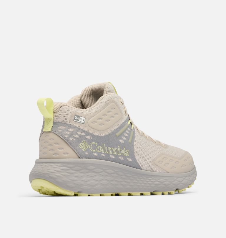 Women's Konos TRS OutDry Mid Shoe, Color: Cloud Grey, Citron Haze, image 9