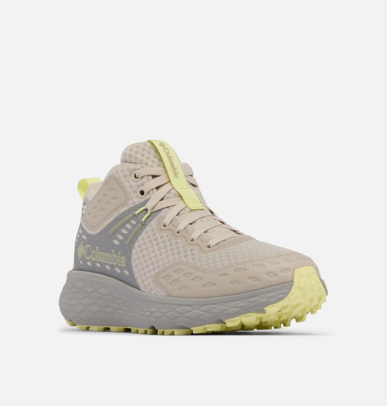 Women's Konos TRS OutDry Mid Shoe, Color: Cloud Grey, Citron Haze, image 3